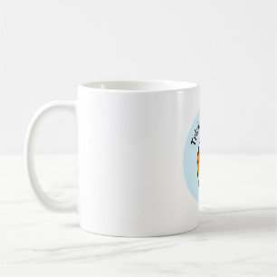 Caneca De Café Chubby Bird Halloween Candy Corn Lovebird