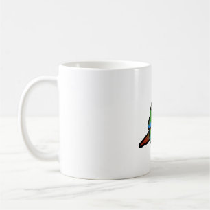 Caneca De Café Chubby Green Cheek Conure