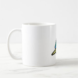 Caneca De Café Chubby Green Cheek Turquoise Conure