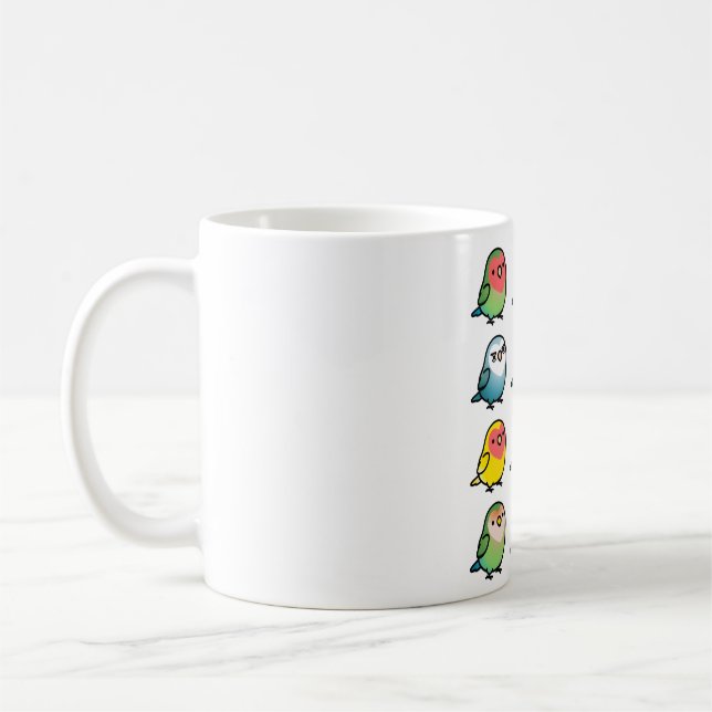 Caneca De Café Chubby Lovebird (Esquerda)