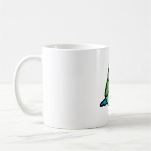 Caneca De Café Chubby Orange-Face Lovebird