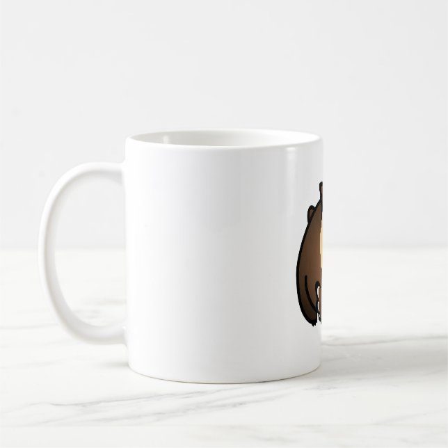 Caneca De Café Chubby Owlbear (Esquerda)