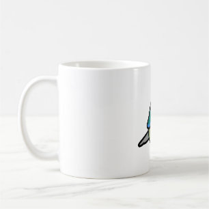 Caneca De Café Chubby Turquoise-cinnamon Green Cheek conure