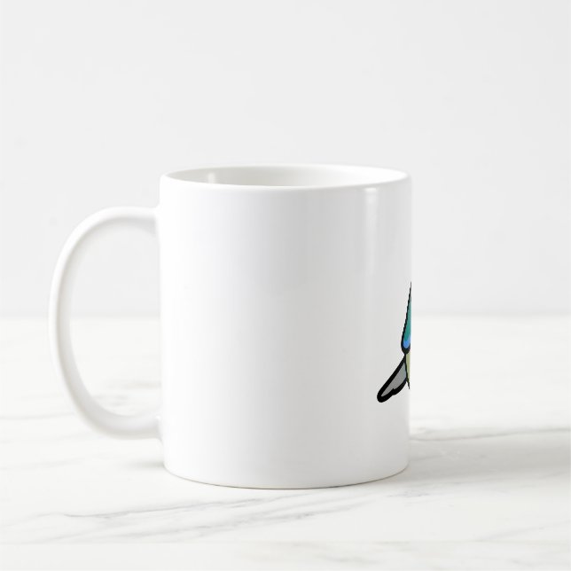 Caneca De Café Chubby Turquoise-cinnamon Green Cheek conure (Esquerda)