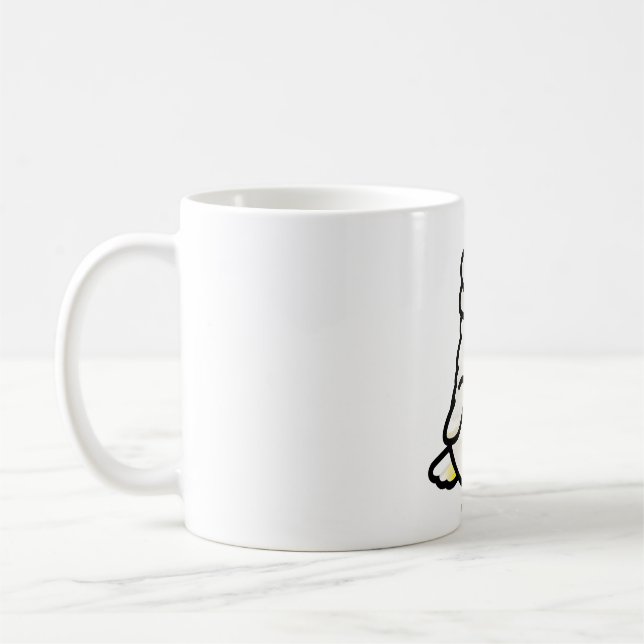 Caneca De Café Chubby Umbrella Cockatoo (Esquerda)