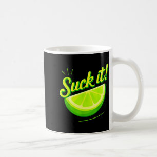 Caneca De Café Chupa limão verde limão amor engraçado festa mexic