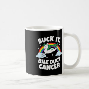 Caneca De Café Chupa-o Bile Duct Cancer Divorn Cotação Unicorn Ra