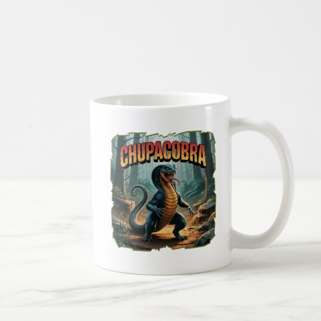Caneca De Café Chupacobra Illustração Combo Criatura Funny (Direita)