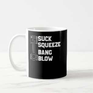 Caneca De Café Chupar Apertar Bang Soprar