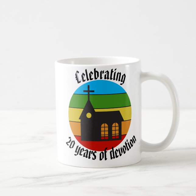 Caneca De Café Church - Celebrating 20 years of Devotion (Direita)