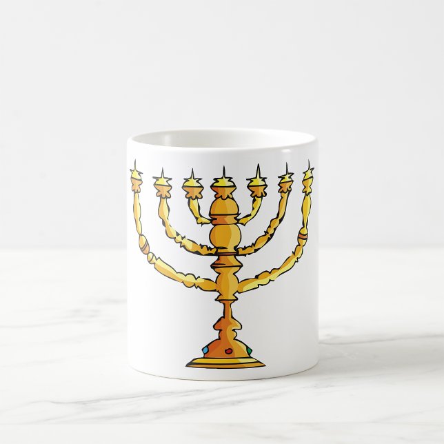 Caneca De Café Church Menorah (Criador carregado)
