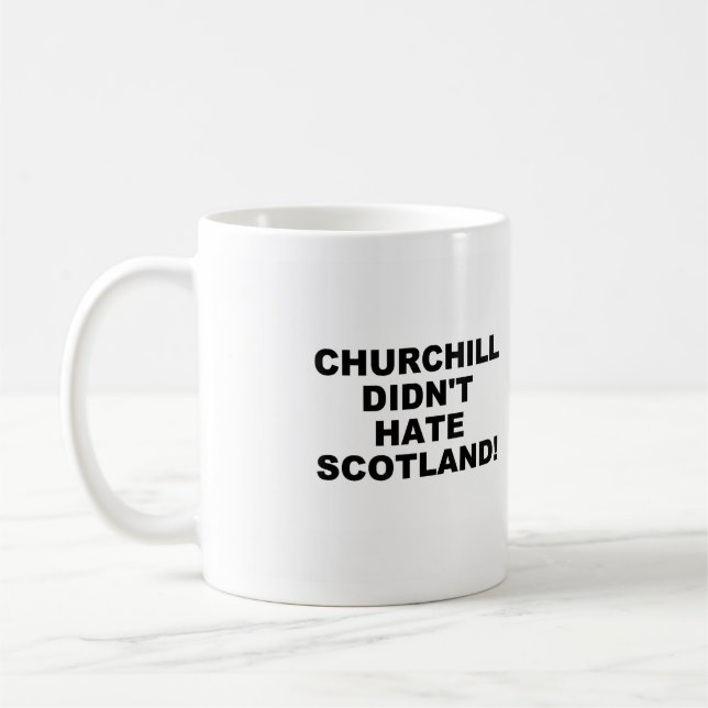 Caneca De Café Churchill e Scotland Mug (Esquerda)