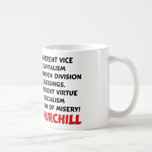 Caneca De Café Churchill: Miséria do socialismo