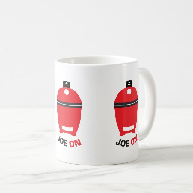 Caneca De Café CHURRASCO Café Mug - Kamado Joe Coffee Mug  (Frente Esquerda)
