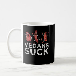 Caneca De Café Churrasco de carne anti-Vegan sobre Ribeye Steak V