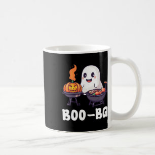 Caneca De Café Churrasco Divertido Rbecue Boo Ghost Halloween Cor