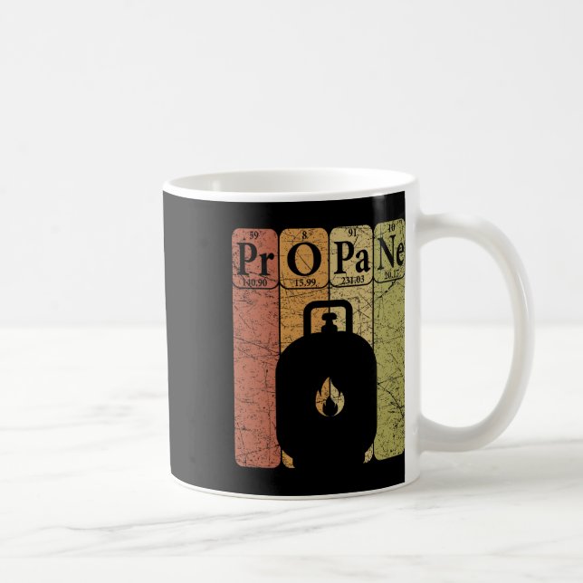 Caneca De Café Churrasco Propano Elementos de Mesa Periódicos Gri (Direita)