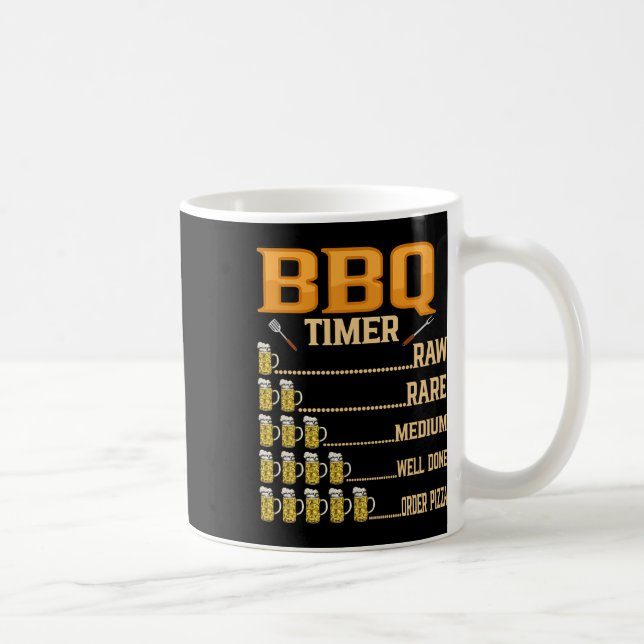 Caneca De Café Churrasco Timer Raw Moedas Médias Bem Feitas Amant (Direita)