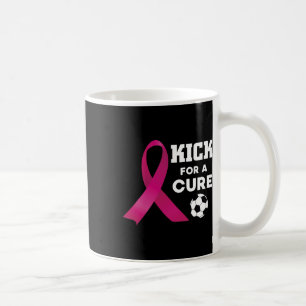 Caneca De Café Chute De Consciência Do Cancer Para Um Futebol De