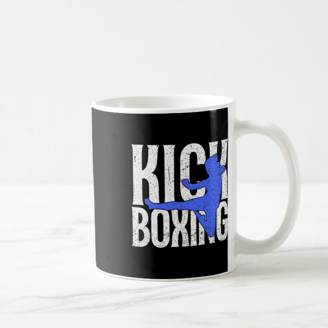 Caneca De Café Chute Em Kickboxing  (Direita)
