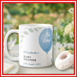 Caneca De Café Chuva de Bebê Menino