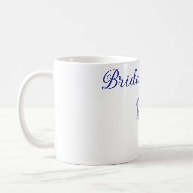 Caneca De Café Chuva de presentes roxa para noiva adicionar nome  (Esquerda)