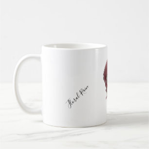 Caneca De Café Chuva Floral Bloomfall Abrigada pela Primavera Ond
