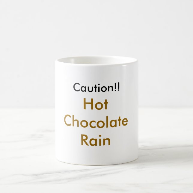 Caneca De Café chuva zonday tay do chocolate (Centro)