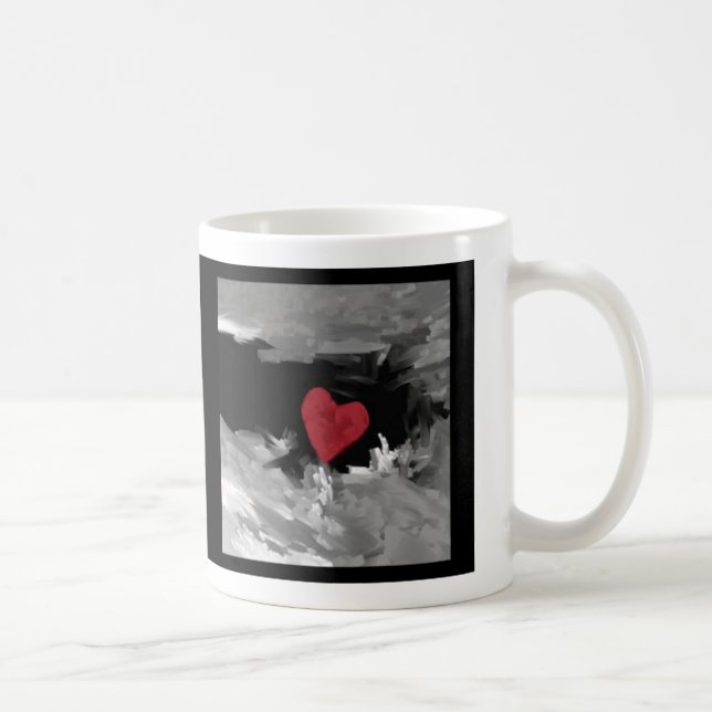 Caneca De Café ChuvaSobre-Fora Da Escuridão (Direita)