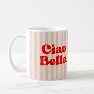 Caneca de Café Ciao Bella Elegant Script