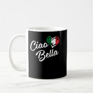 Caneca De Café Ciao Bella - Italiano Alô Bonito Presente Longo Sl