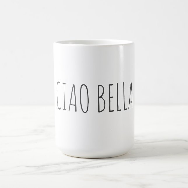 Caneca De Café Ciao bella | Olá linda (Centro)
