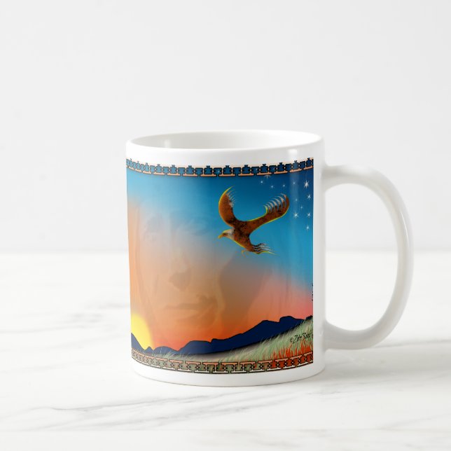 Caneca De Café Cibola no por do sol (Direita)