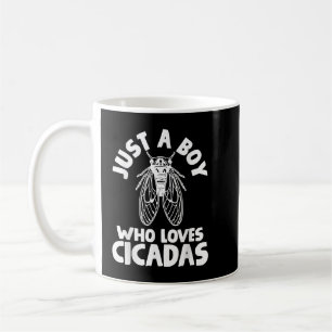 Caneca De Café Cicada Apenas Um Menino Que Ama Cicadas