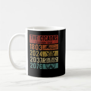 Caneca De Café Cicada Brood XIII XIX Reunion Swarm C