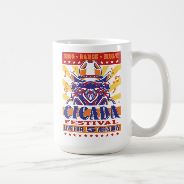 Caneca De Café Cicada Country Music Festival (Direita)