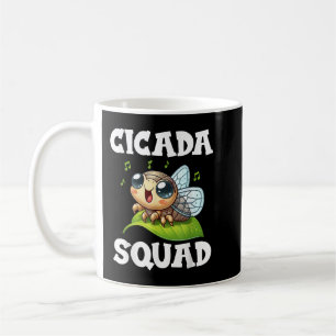 Caneca De Café Cicada Esquadra de Verão Inseto Periodicamente Cic