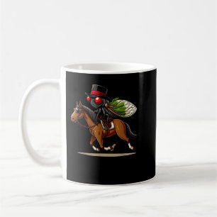 Caneca De Café Cicada Jockey Funny Horse Derby Hat Retro Vintage