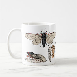Caneca De Café Cicadas Duplo Brood 2024 Mug