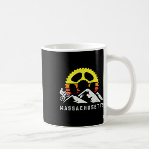 Caneca De Café Ciclismo de Montanha de Massachusetts Ciclista de 