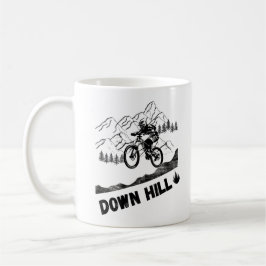 Caneca De Café Ciclismo de Montanha Descida