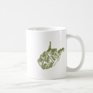 Caneca De Café Ciclismo de Montanha em West Virginia WV Ciclismo