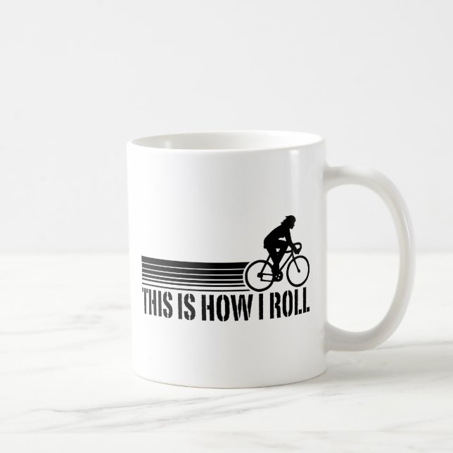 Caneca De Café Ciclismo (fêmea) (Direita)