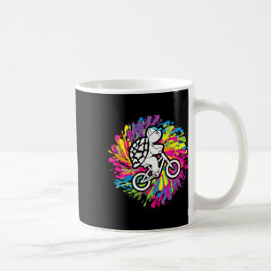 Caneca De Café Ciclismo Mtb Tartaruga Ciclista Amante De Ciclismo