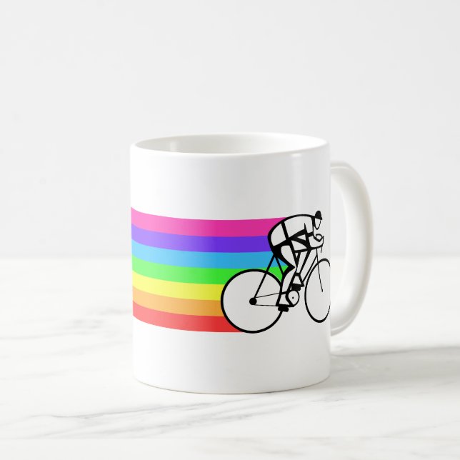 Caneca De Café ciclista (Frente Esquerda)