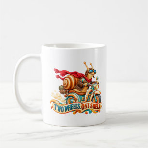 Caneca De Café Ciclista Caracol – Duas Rodas Uma Concha