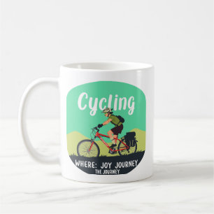 Caneca De Café Ciclista de Aventura "Jornada de Alegria" 