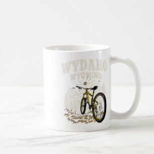 Caneca De Café Ciclista de montanha de Wydaho Wyoming Ciclista