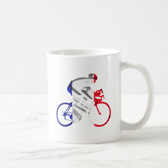 Caneca De Café Ciclista de Tour de France (Direita)
