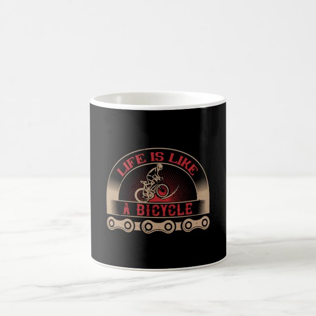Caneca De Café Ciclo - A vida é como uma bicicleta (Centro)